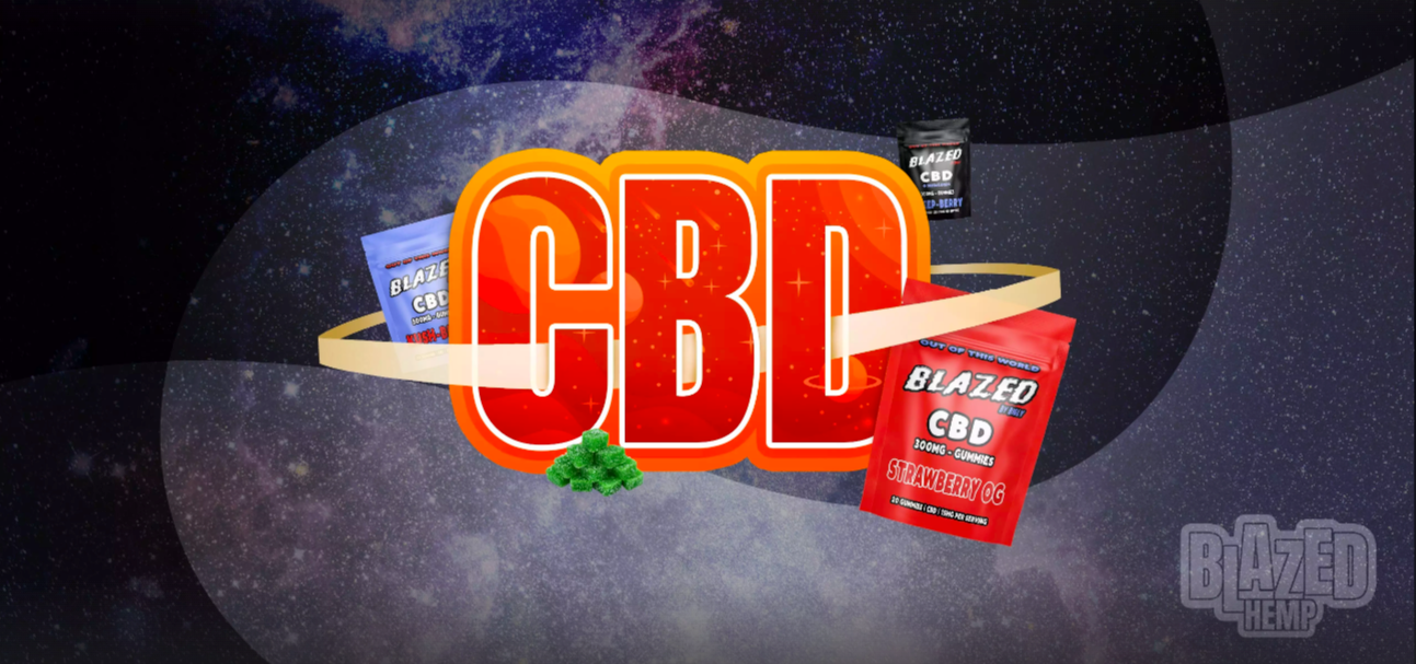 Image banner above the shop all section for Blazed Hemp CBD