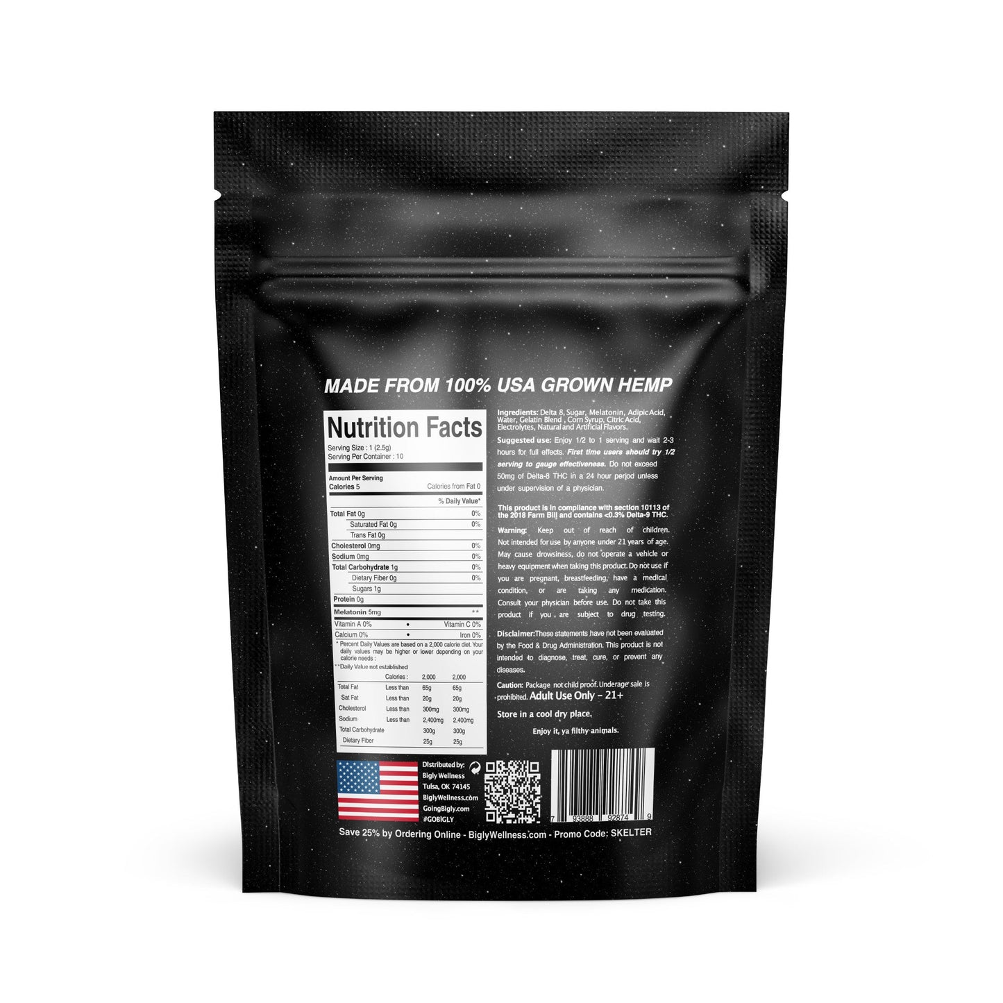 Blazed Hemp Blazed Delta-8 Sleep Berry Gummies