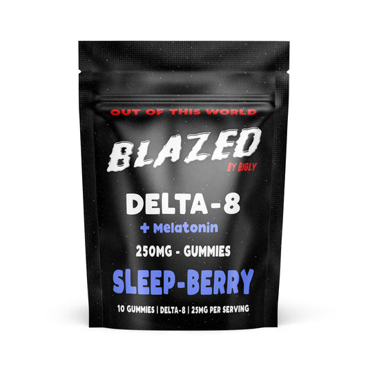 Blazed Hemp One Time Purchase Blazed Delta-8 Sleep Berry Gummies